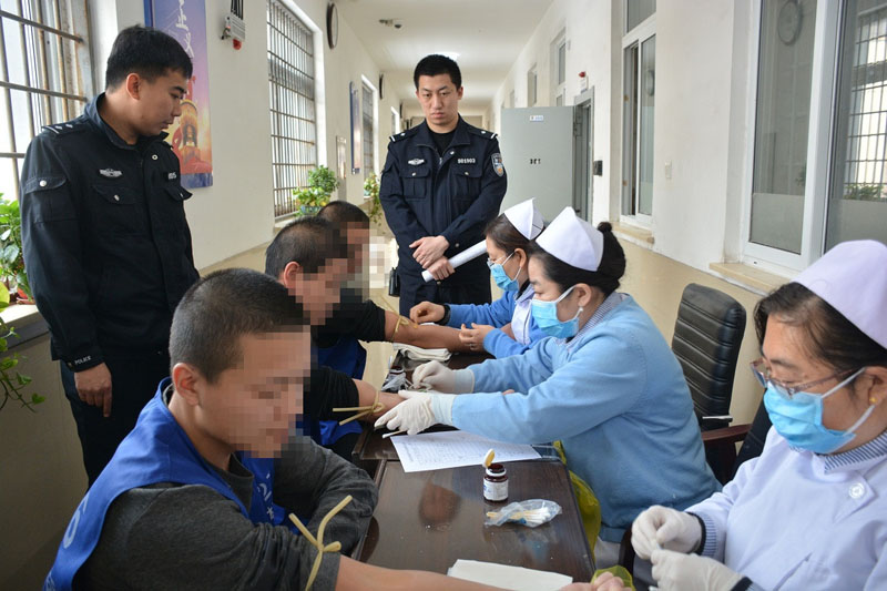 本溪監(jiān)管支隊(duì)開展在押人員健康體檢工作