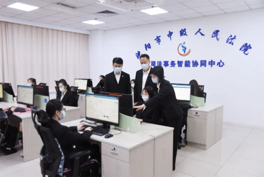 配文1：沈陽(yáng)中院信息化處在研究全流程無(wú)紙化辦案系統(tǒng),。