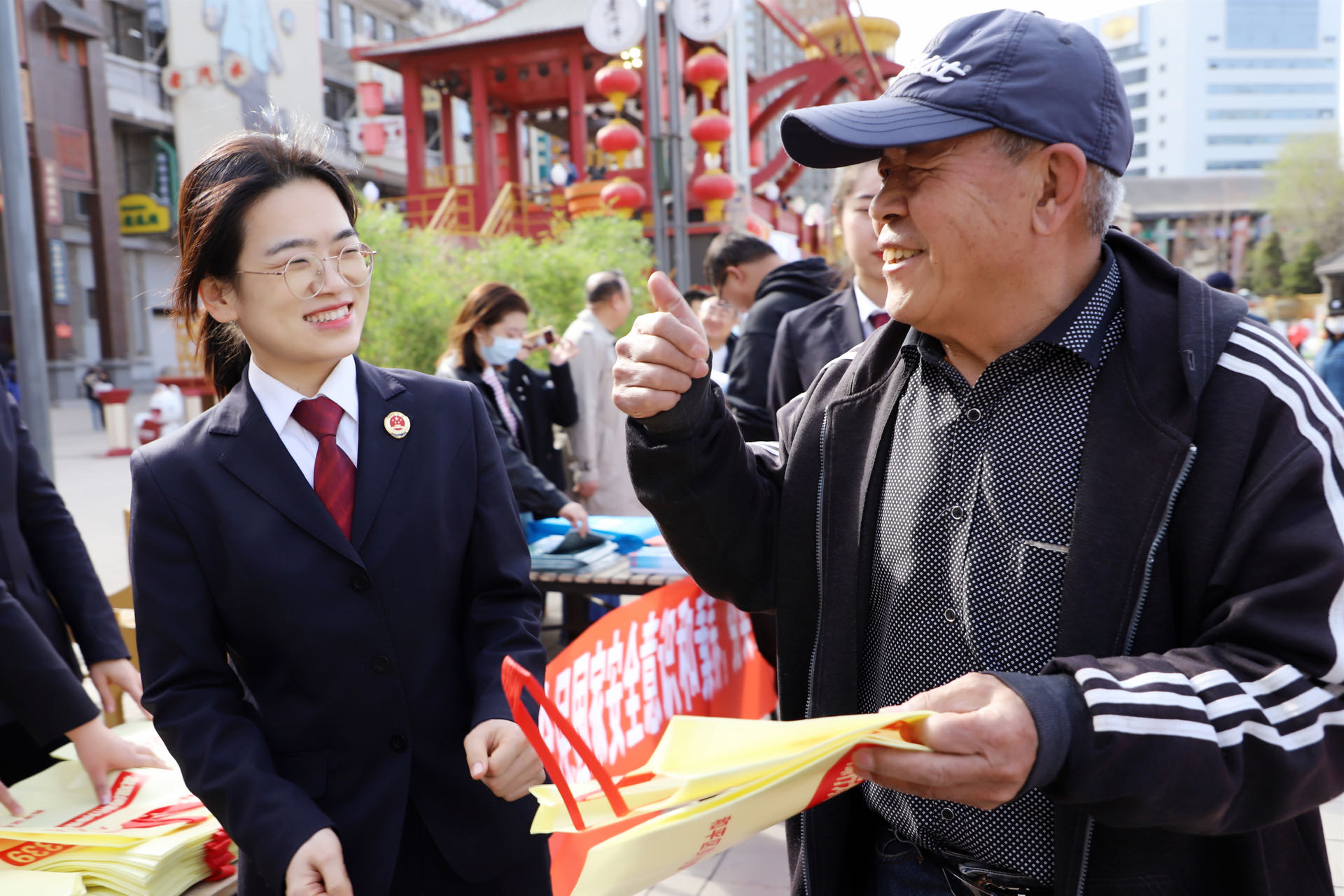 和平區(qū)檢察院普法活動獲百姓稱贊,。