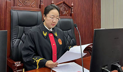 4凌海市人民法院石山人民法庭庭長(zhǎng)、二級(jí)法官 許冰