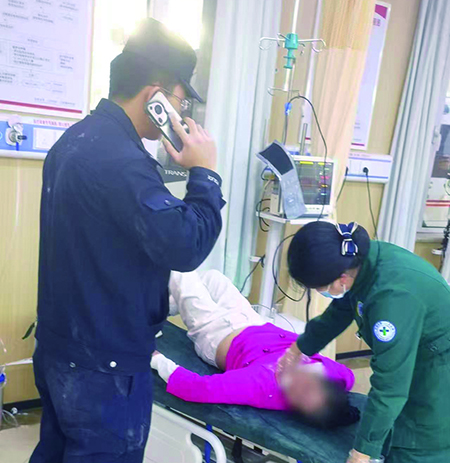 頭題圖，沈陽警方及時救助輕生女子